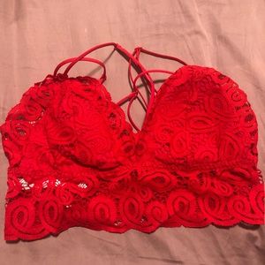 Victoria's Secret PINK red bralette